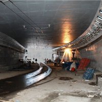 Завершается строительство разворотного тоннеля на Калужском шоссе